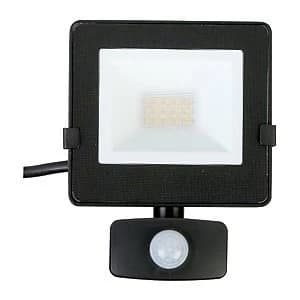 Luceco Eco Floodlight PIR IP54 Black 800 Lumens 10W