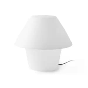Versus 1 Light Outdoor Floor Lamp White IP44, E27