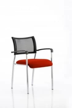 Brunswick Bespoke Colour Seat Chrome Frame Tabasco Red