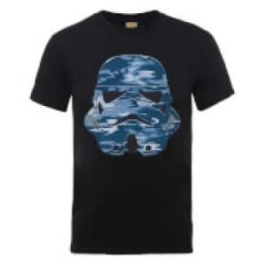 Star Wars Stormtrooper Blue Camo T-Shirt - Black