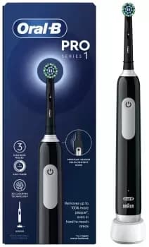 Oral B Pro 1 Cross Action Black Electric Toothbrush