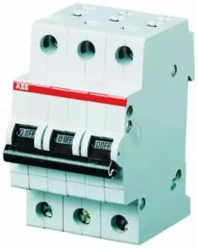 Abb S203M-D63 Circuit Breaker, Thermal Mag, 3 Pole