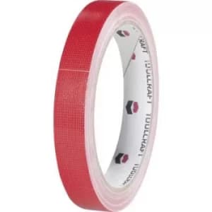 TOOLCRAFT HEB19L10RC HEB19L10RC Cloth tape HEB19L10RC Red (L x W) 10 m x 19mm