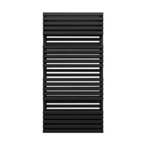 Terma Quadrus 1113W Electric Metallic Black Towel Warmer (H)1185mm (W)600mm