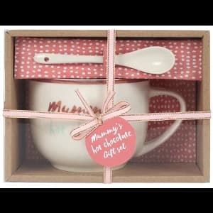 Mummy's Hot Chocolate Mug & Spoon Set