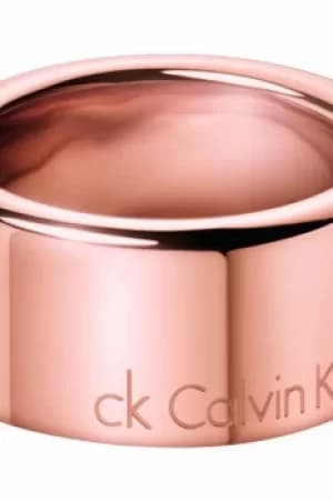 Ladies Calvin Klein Rose Gold Plated Size N Hook Ring KJ06PR100207