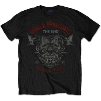 Black Sabbath - The End Reading Skull Unisex X-Large T-Shirt - Black