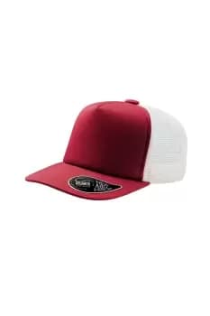 Record Mid Visor 5 Panel Trucker Cap