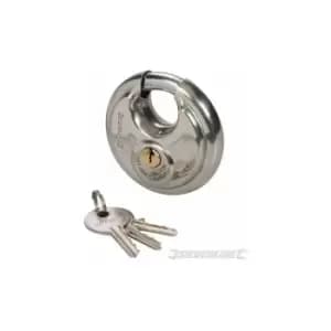 Stainless Steel Disc Padlock 70mm 292707 - Silverline