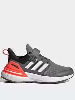 adidas Unisex Kids RapidaSport Elastic Lace - Grey, Size 10 Younger