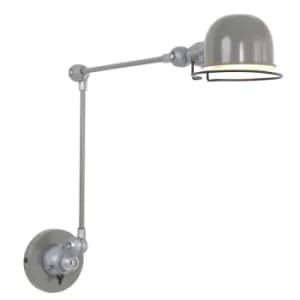 Davin Dome Wall Light Industrial, Metal-Aluminium