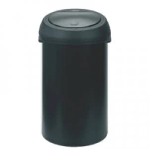 Slingsby Touch Top Waste Bin 50 Litre Black 374038