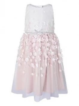 Monsoon Girls Kerry Blossom 3D Dress - Ivory