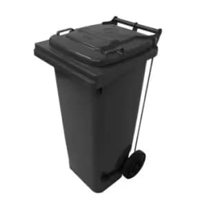 Slingsby Pedal Operated Wheelie Bins, 120L Grey