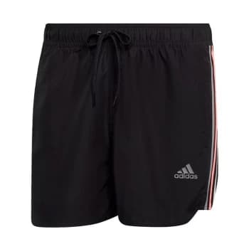 adidas Very Short Length Retro Split Swim Shorts Mens - Black