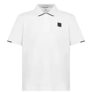 CP Company Patch Logo Polo Shirt - White