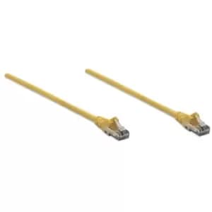 Intellinet Network Patch Cable Cat6 10m Yellow CCA U/UTP PVC RJ45 Gold Plated Contacts Snagless Booted Lifetime Warranty Polybag