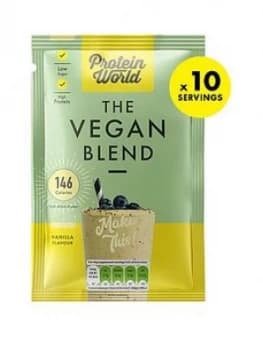 Protein World Vegan Blend Sachet Box - Vanilla (10X40G)