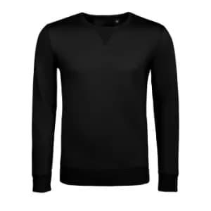 Sols Unisex Adults Sully Sweatshirt (L) (Black)