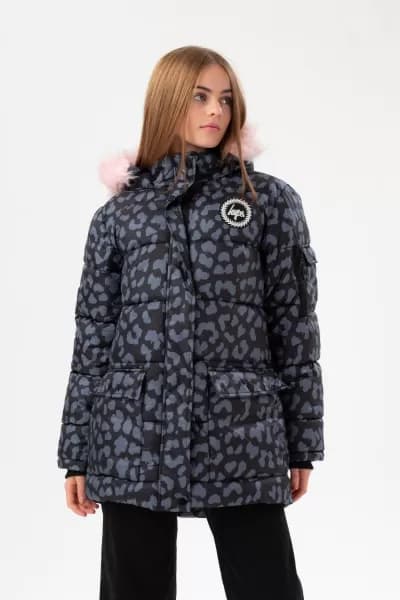 Mono Camo Padded Explorer Crest Jacket