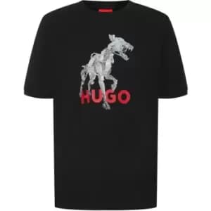 HUGO Hugo Dobotic T-Shirt Mens - Black