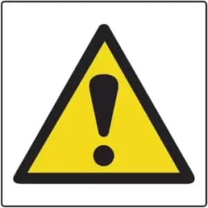 Spectrum Industrial Exclamation Point Safety Sticker (250 Pack) - 50 x 50mm
