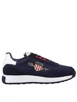 GANT Garold Trainers, Navy, Size 10, Men