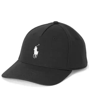Polo Ralph Lauren Mens Double-Knit Ponte Ball Cap - Polo Black