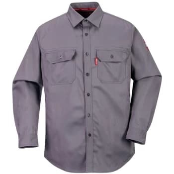 Portwest - FR89GRRXL - sz XL Bizflame 88/12 FR Shirt - Grey