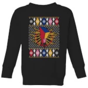 Power Rangers Kids Christmas Sweatshirt - Black - 11-12 Years