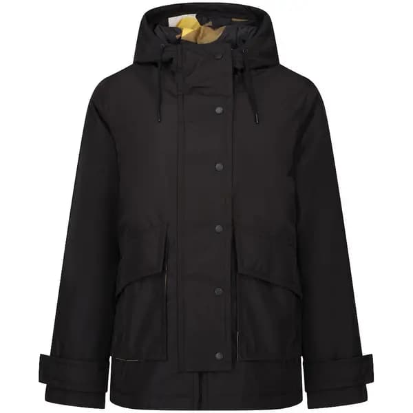 Regatta Womens Orla Swing Waterproof Hooded Jacket Coat 20 - Bust 45' (114cm) Black RWP390-GPT-20