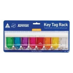 Kevron Standard Key Tags Assorted Pack of 8 ID6TRL