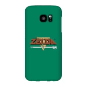 Nintendo The Legend Of Zelda Retro Logo Phone Case - Samsung S7 Edge - Snap Case - Gloss