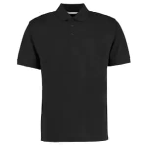Kustom Kit Mens Klassic Superwash Short Sleeve Polo Shirt (2XL) (Black)