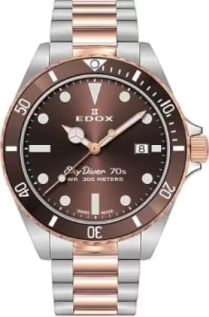Edox Watch Skydiver 3 Hands Quartz