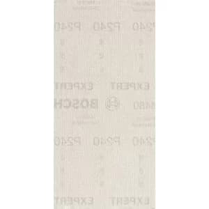 Bosch Expert M480 93mm x 186mm Net Abrasive Sanding Sheets 93mm x 186mm 240g Pack of 10