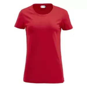 Clique Womens/Ladies Carolina T-Shirt (L) (Red)