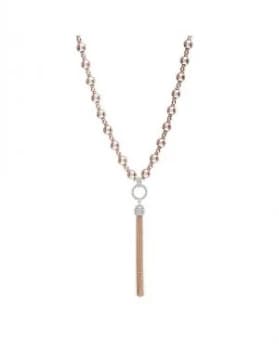 Jon Richard Rose Gold Pearl Necklace