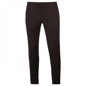 Label Lab Rashford Textured Dinner Suit Trouser - Burgundy