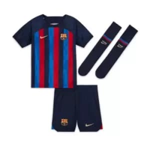 Nike Barcelona Home Minikit 2022 2023 Infants - Blue