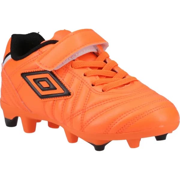 Umbro Boys Speciali Liga Firm Grnd Jnr Rugby Football Boots UK Size 10 (EU 27.5) Orange UMB006-Orange-10
