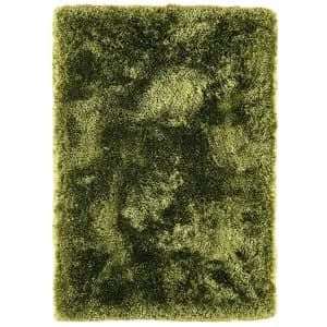 Asiatic Plush Shaggy Rug - 140 x 200cm - Green