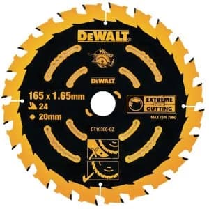 DEWALT Extreme Framing Circular Saw Blade 165 x 20mm x 24T