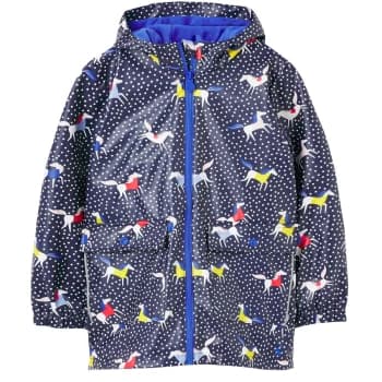 Joules Girls Raindance Rubber Raincoat 4 Years