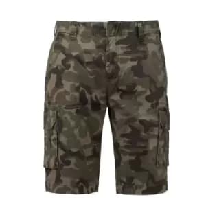 Kariban Adults Unisex Multi-Pocket Shorts (34in) (Camouflage)