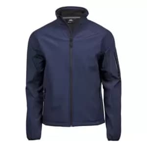 Tee Jays Mens Performance Softshell Jacket (2XL) (Navy Blue)