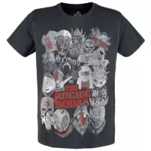 The Suicide Squad T-Shirt Mask Poster Size M
