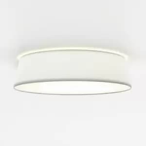 Astro Fife Cylindrical 53cm Ceiling Light, White Fabric