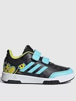 adidas Kids Disney Mickey Mouse Tensaur Sport 2.0, Black/Blue, Size 1.5
