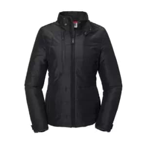 Russell Womens/Ladies Cross Padded Jacket (L) (Black)